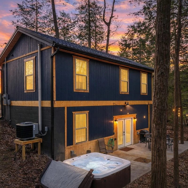 Cloud 9 | Hot Tub Climbing Wall | Heart of Red River Gorge | Sleeps 4